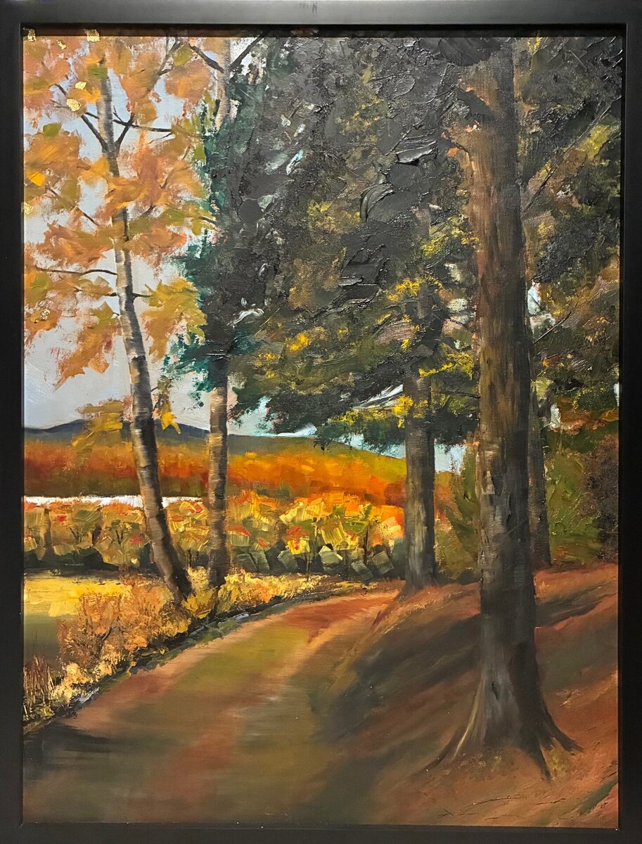 Framed "Autumn Path" Original