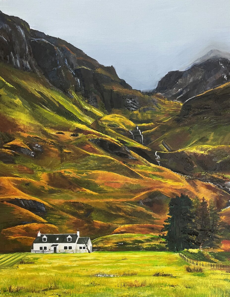 "Glencoe Cottage" Original