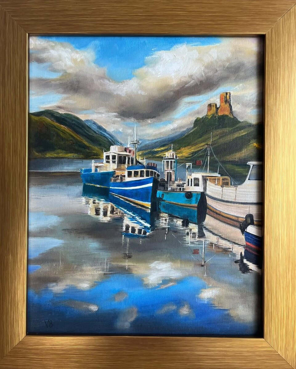 Framed "Legacy of Castle Moil" Original